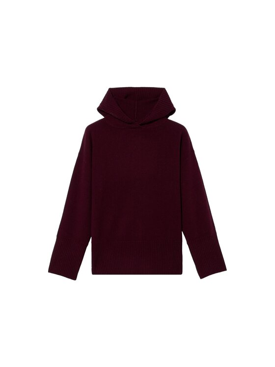 Oltre Oltre Cardigan M165E002175N029 Bordeaux Over Fit