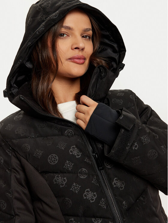Guess Guess Μπουφάν για σκι W4PL3N WH0K0 Μαύρο Regular Fit
