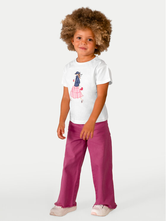 Mayoral Mayoral T-krekls 3011 Balts Regular Fit