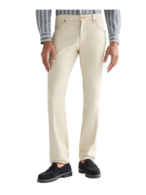 Wrangler Wrangler Spodnie materiałowe 112378995 Beżowy Regular Fit