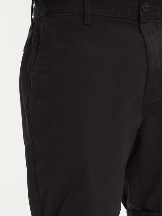 Tommy Jeans Tommy Jeans Pantalon scurți din material Scanton DM0DM21950 Negru Slim Fit