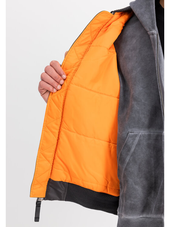 Alpha Industries Alpha Industries Bundy bomber MA-1 VF 59 191118 Sivá Regular Fit