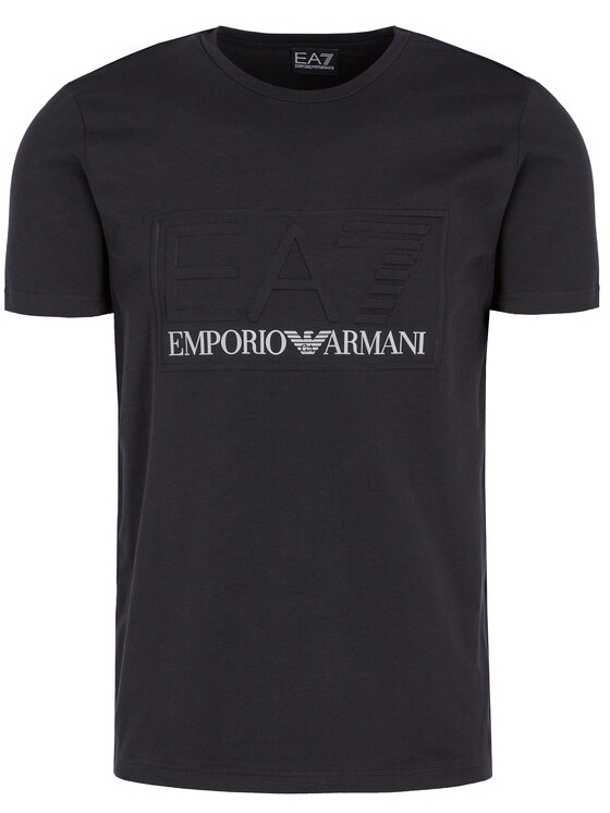 EA7 Emporio Armani EA7 Emporio Armani T-Shirt 3HPT13 PJ03Z 1200 Černá Regular Fit