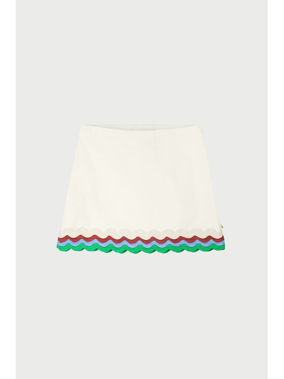 Fabienne Chapot Fabienne Chapot Spódnica mini 6164-1607-100 Beżowy Regular Fit