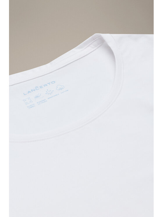 Lancerto Lancerto T-Shirt Arlena TS073226000015 Biały Regular Fit