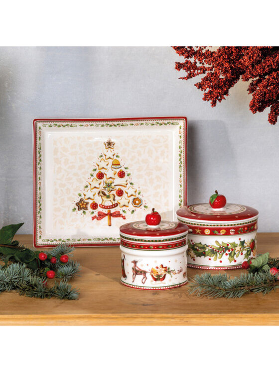 Villeroy & Boch Villeroy & Boch Pojemnik na ciastka Winter Baker Biały