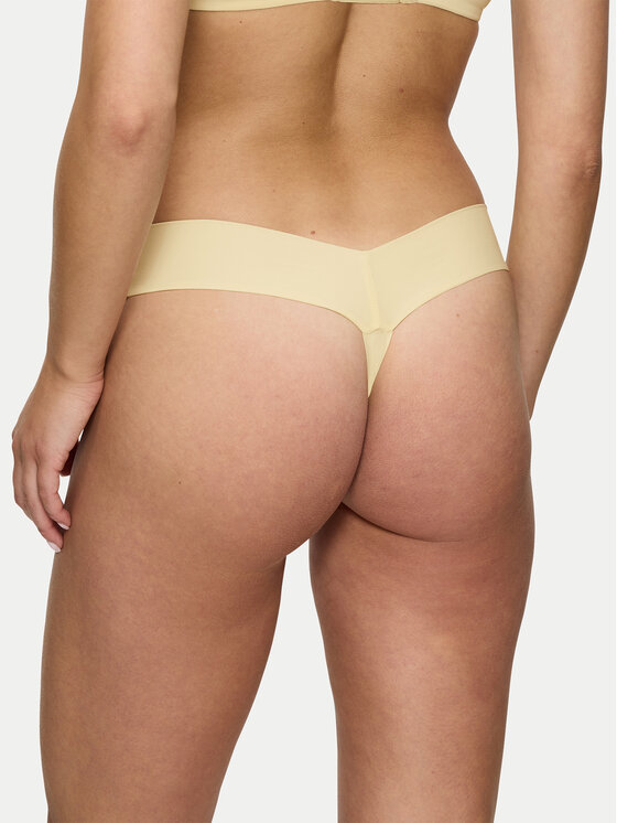 Triumph Triumph Бикини тип прашка Make-Up Illusion 10218386 Жълт