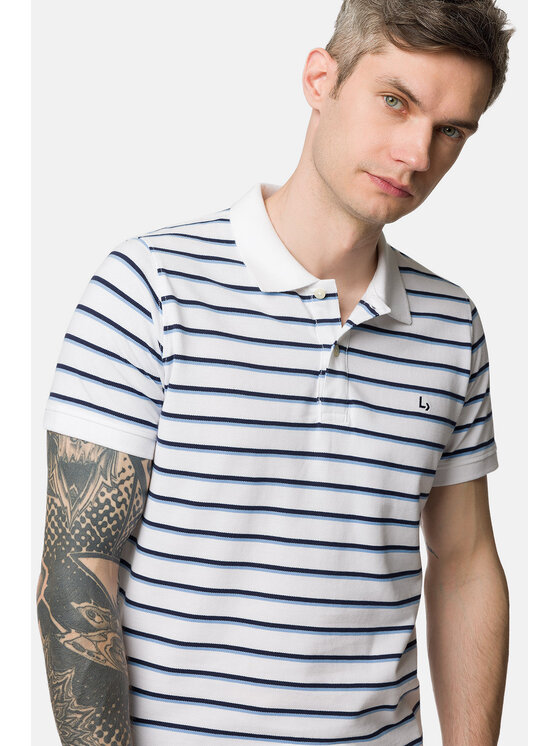 Lancerto Lancerto Polo Logan PO073123000022 Kolorowy Regular Fit