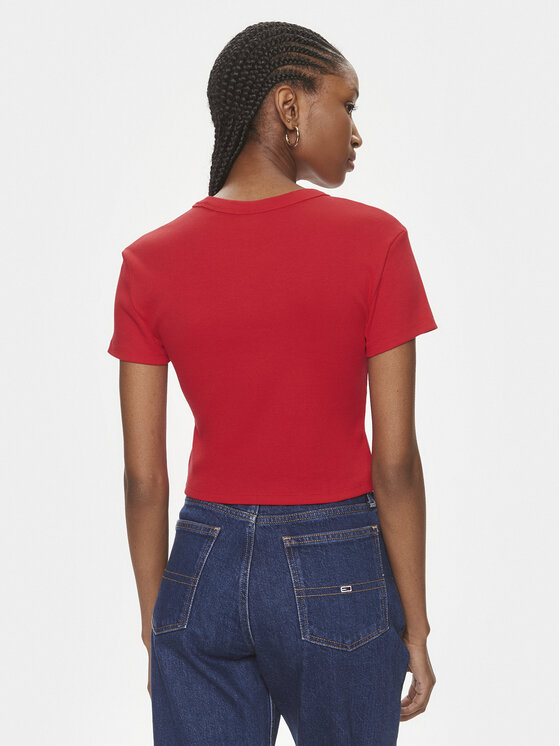 HUGO Hugo T-shirt Deluisa_1 50508636 Rosso Slim Fit