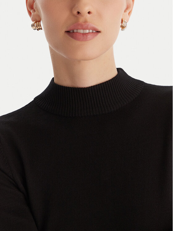 ACCESS FASHION ACCESS FASHION Rollkragenpullover 54-8074 Schwarz Slim Fit