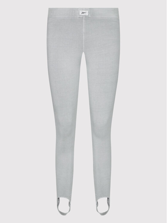 Reebok Reebok Legginsy Natural Dye Stirrup HG1142 Szary Slim Fit