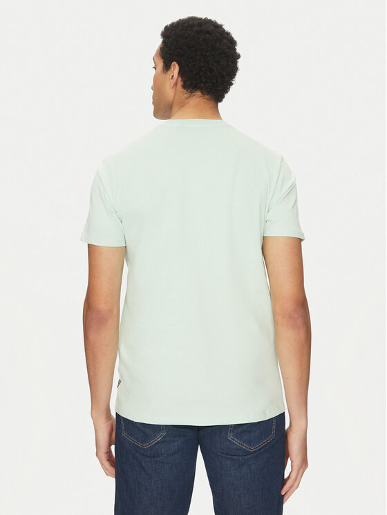 Guess Guess Marškinėliai M5GI27 KBW41 Žalia Regular Fit