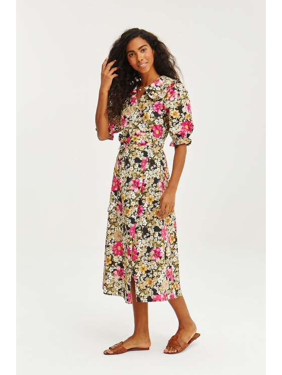 NAOKO NAOKO Každodenní šaty Meadow Muse Barevná Regular Fit