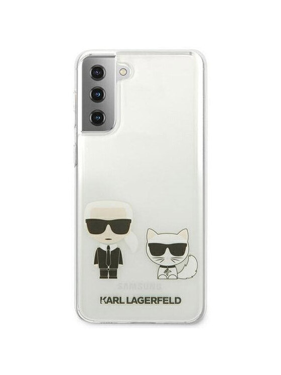KARL LAGERFELD KARL LAGERFELD Etui na telefon Karl & Choupette Przezroczysty
