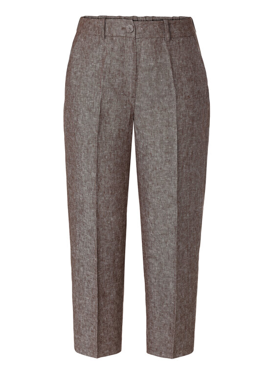 TATUUM TATUUM Spodnie materiałowe SEMIKO Brązowy Classic Fit