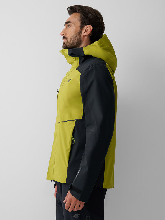 4F 4F Kurtka wielofunkcyjna BETWEEN LAYERS Khaki Regular Fit