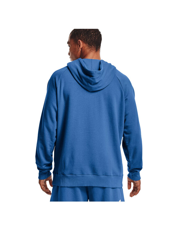 Under Armour Under Armour Bluza Under Armour Rival Fleece Big Logo Hoodie Niebieski Regular Fit