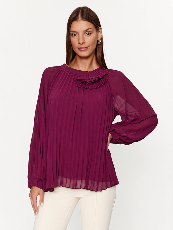 Dixie Dixie Blúz C319Z019A Lila Regular Fit