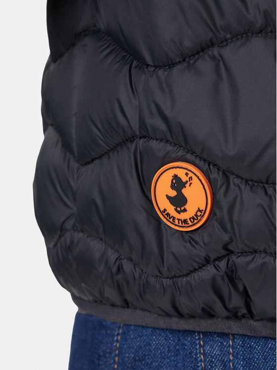 Save The Duck Save The Duck Елек D82187M GIGA21 Черен Regular Fit