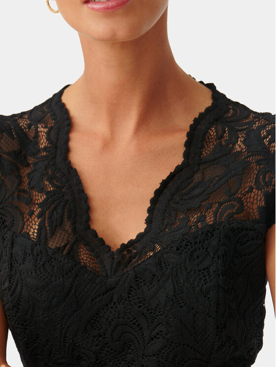 Tatuum Tatuum Koktel haljina Emantiko T2322.202 Crna Regular Fit