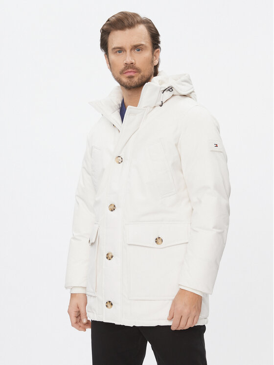 Tommy Hilfiger Giubbotto piumino Rockie MW0MW32779 Bianco Regular Fit, taglia : XXL