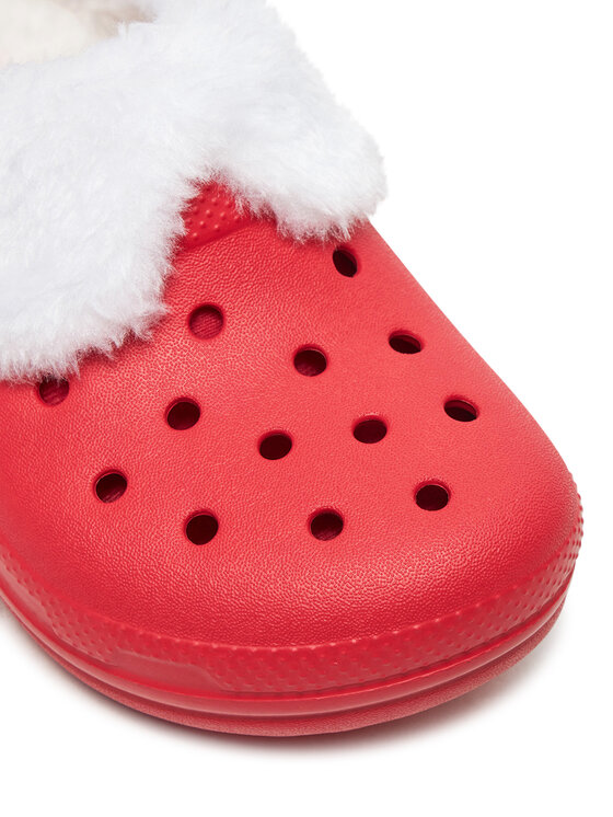 Crocs Crocs Şlapi Classic Lined Santa Clog K 210931 Roșu