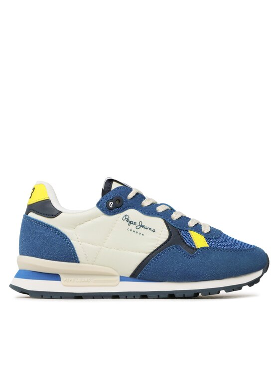 Pepe Jeans Pepe Jeans Sneakersy Brit Boy Heritage PBS30551 Modrá