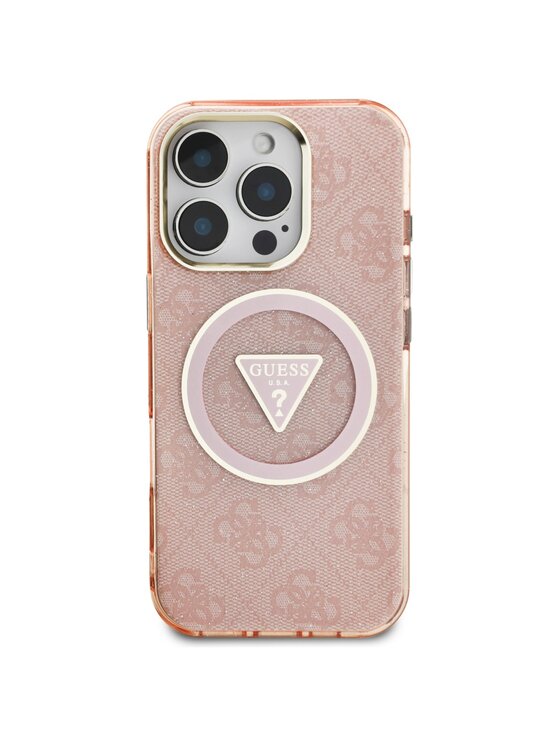 Guess Guess Etui na telefon Apple iPhone 16 Pro Max Różowy