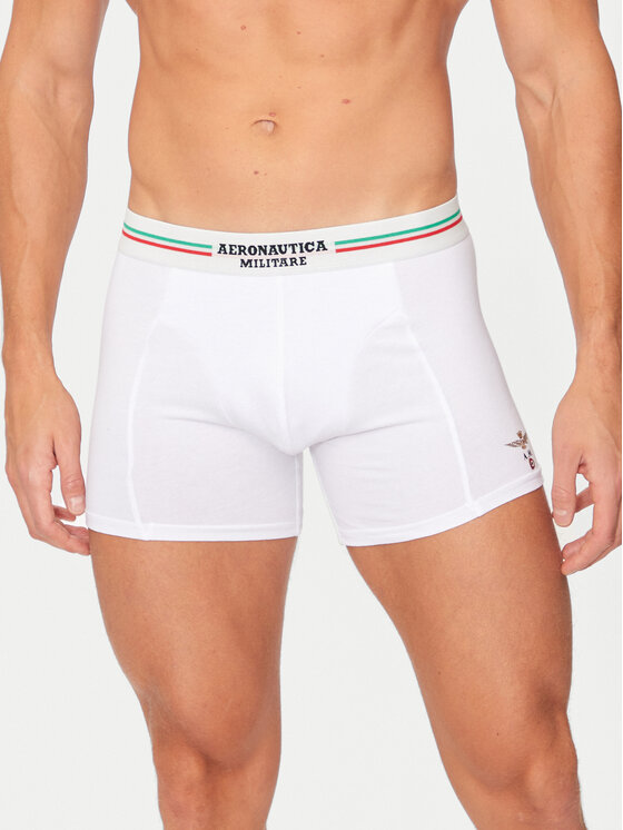 Aeronautica Militare Aeronautica Militare 2er-Set Boxershorts AM1UBX002 Weiß