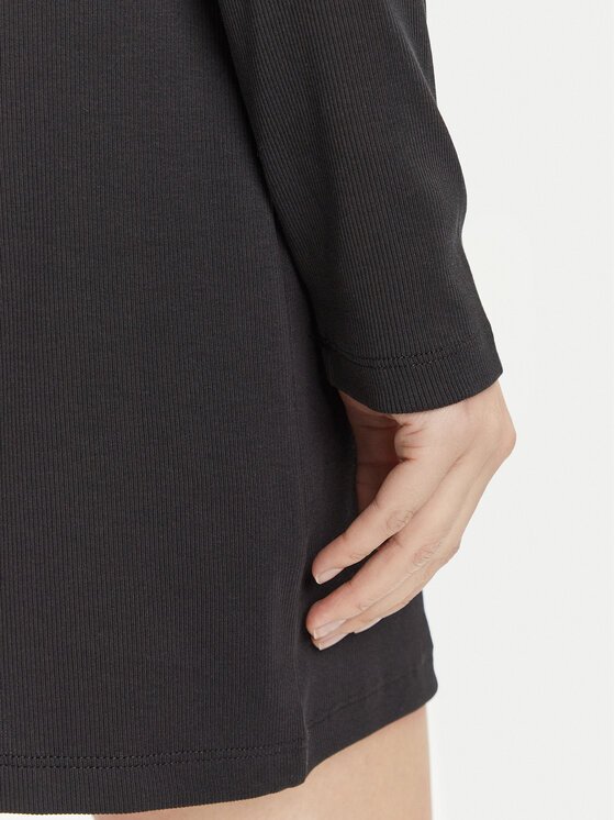 Calvin Klein Jeans Calvin Klein Jeans Rochie de zi Monologo LV047D214G Negru Slim Fit
