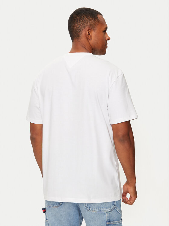 Tommy Jeans Tommy Jeans T-shirt DM0DM17995 Bianco Regular Fit