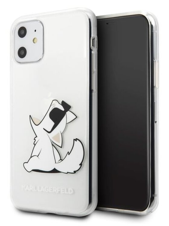 Etui na telefon KARL LAGERFELD, Przezroczysty, Choupette
