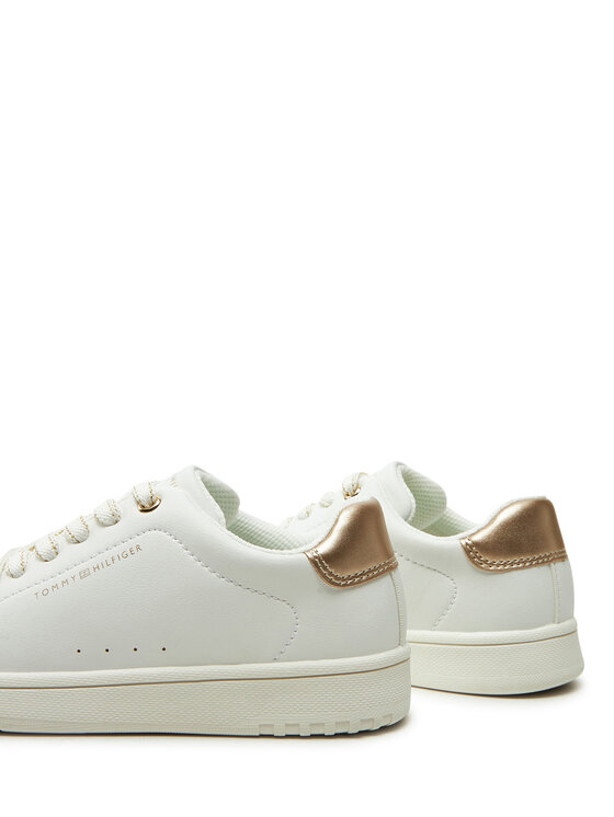 Tommy Hilfiger Tommy Hilfiger Sneakersy Low Cut Lace-Up Sneaker T3A9-33736-1355 M Biały