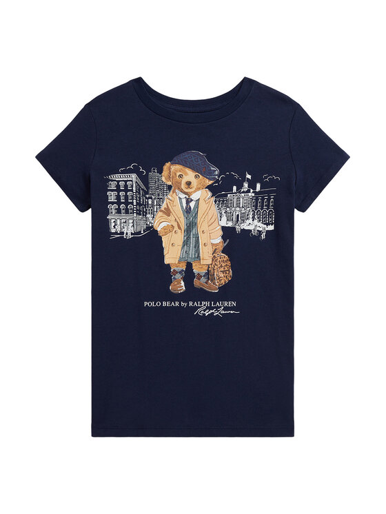 Polo Ralph Lauren Polo Ralph Lauren T-krekls 313979033001 Tumši zils Regular Fit