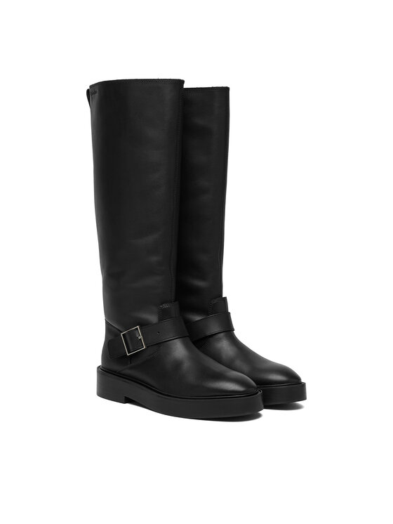 Calvin Klein Calvin Klein Ботильйони YW0YW01972 Чорний