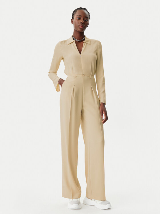 Patrizia Pepe Patrizia Pepe Kombinezon 8T0047 A545 B814 Beżowy Regular Fit