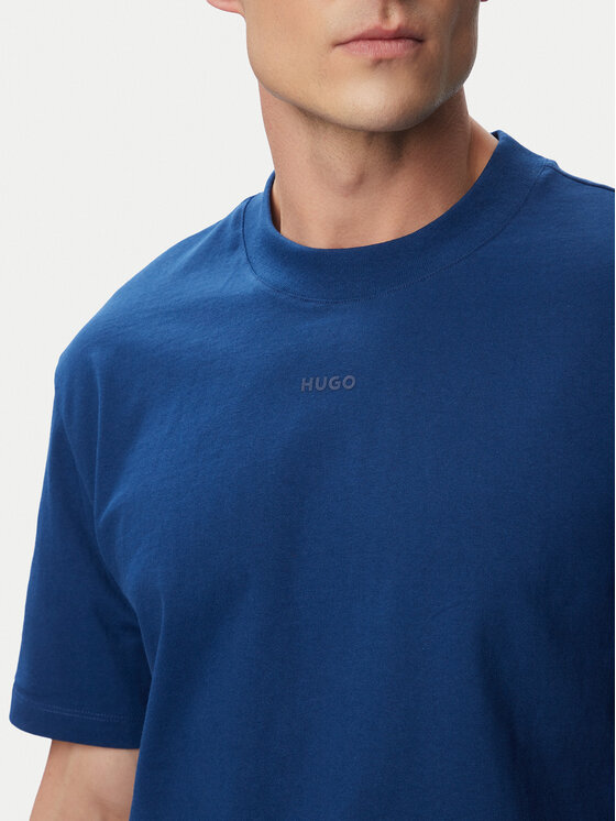 HUGO HUGO T-Shirt Dapolino 50488330 Blau Regular Fit