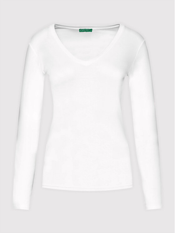 United Colors Of Benetton United Colors Of Benetton Μπλουζάκι 3GA2E4245 Λευκό Regular Fit