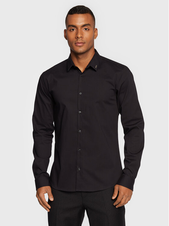 HUGO Hugo Ing Ero3 50475678 Fekete Extra Slim Fit