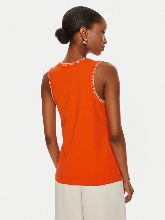 United Colors Of Benetton United Colors Of Benetton Μπλουζάκι 34G7DH00W Πορτοκαλί Regular Fit