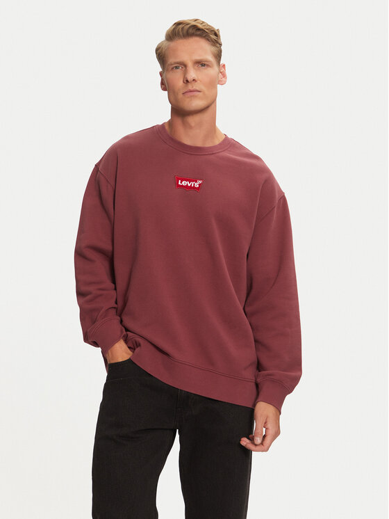 Levi's Mikina Graphic 38712-0437 Červená Relaxed Fit