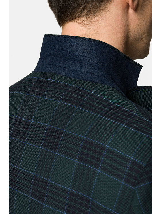 Lancerto Lancerto Marynarka Augusta 2 Zielony Slim Fit