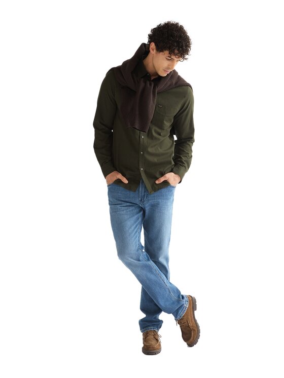 Wrangler Wrangler Jeansy 112386850 Niebieski Straight Leg