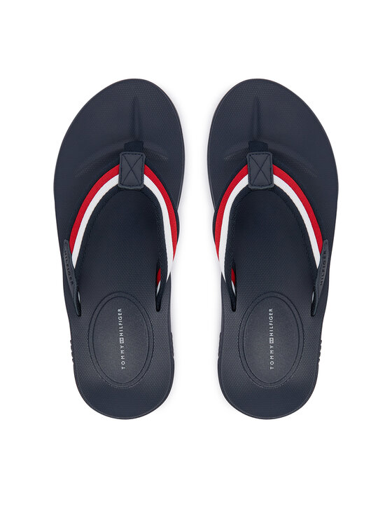 Tommy Hilfiger Tommy Hilfiger Šlepetės per pirštą FM0FM05803 Tamsiai mėlyna