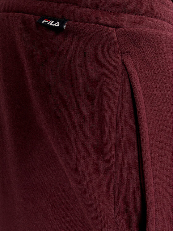 Fila Fila Spodnji del trenirke Unisex Bovrup FAU0146 Bordo rdeča Regular Fit