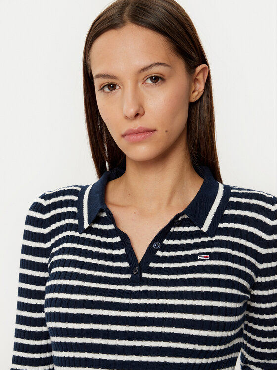 Tommy Jeans Tommy Jeans Sweter DW0DW19887 Beżowy Slim Fit