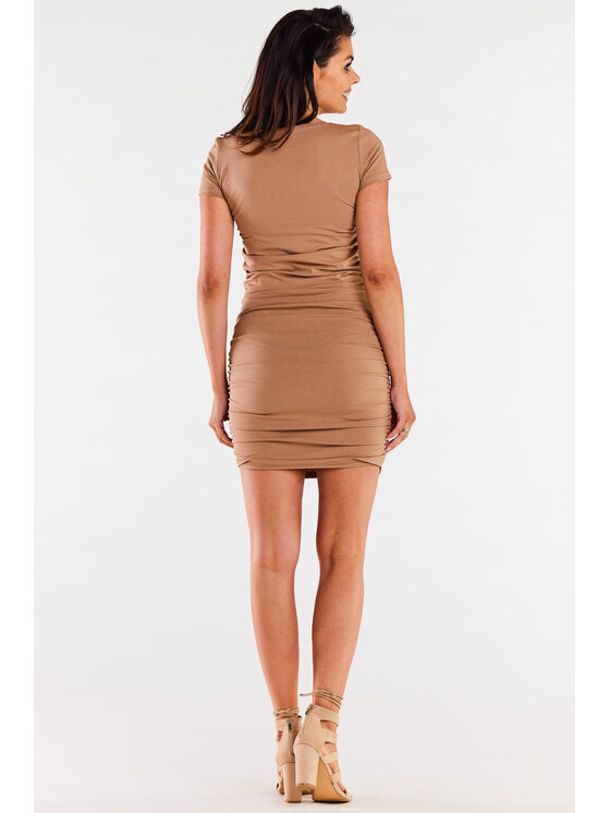 Infinite You Infinite You Spódnica M311 Beżowy Basic Fit