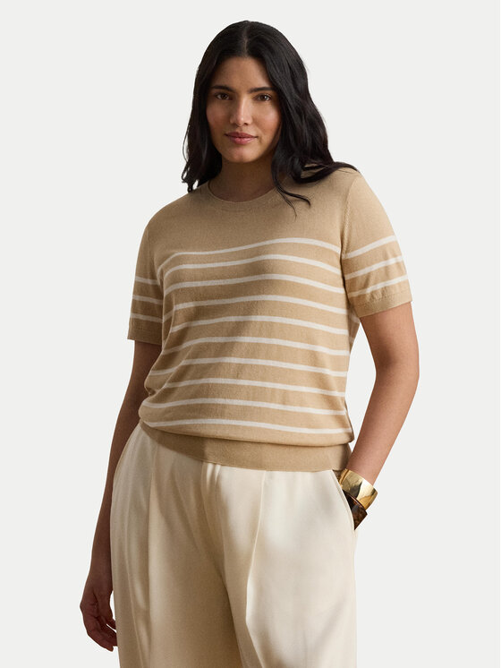 LAUREN RALPH LAUREN LAUREN RALPH LAUREN T-shirt Eyelah 200P13973002 Beige Regular Fit