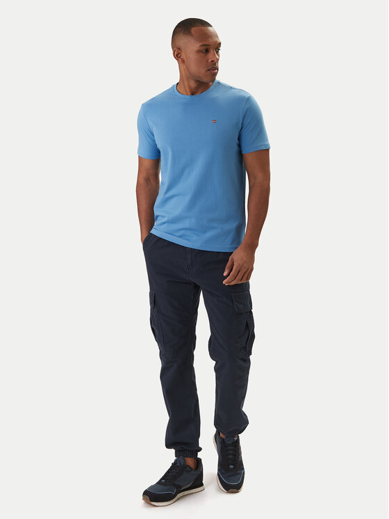 Napapijri Napapijri T-Shirt Salis NP0A4H8D Niebieski Regular Fit