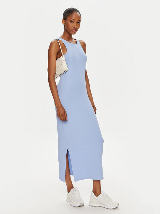 Pieces Pieces Ежедневна рокля Ruka 17136447 Син Slim Fit